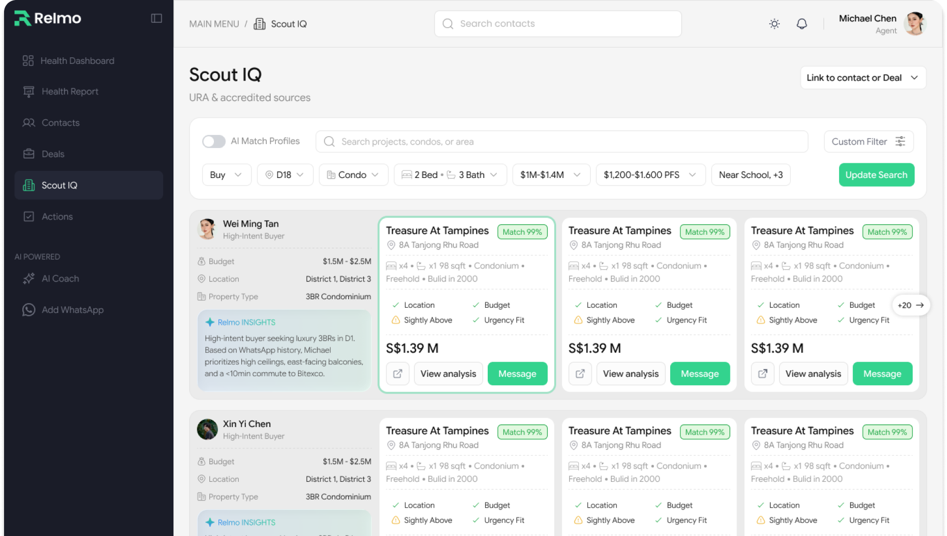 Relmo conversation follow-up preview